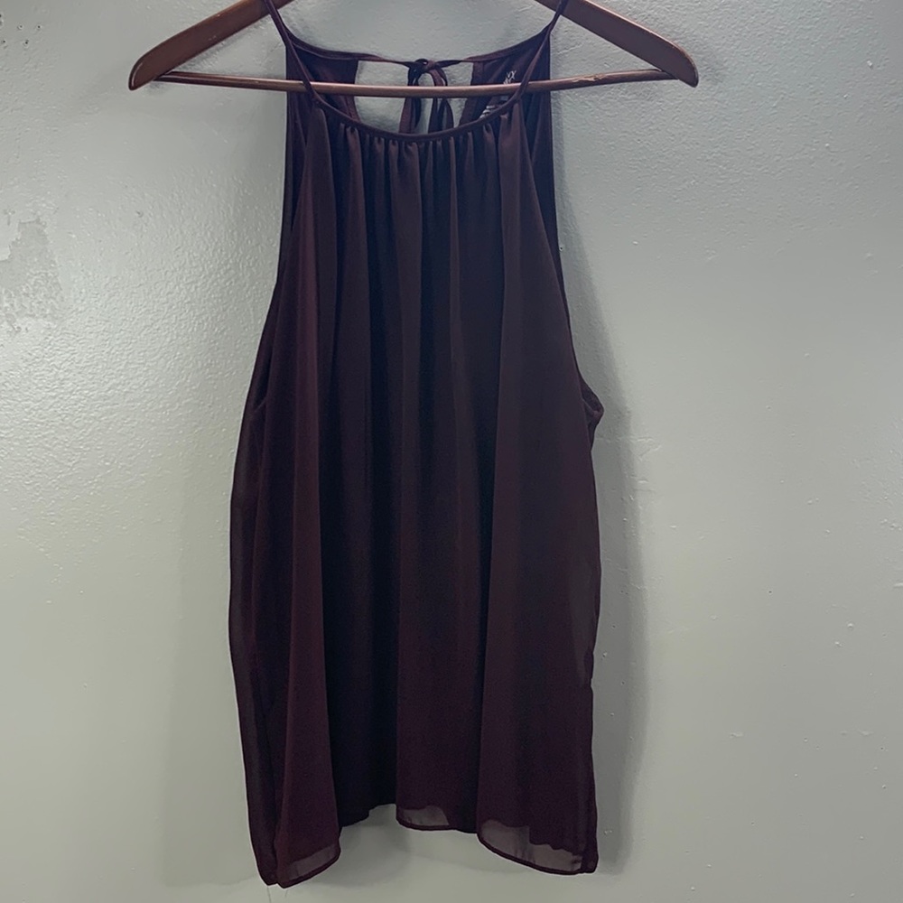 New York & Company purple sleeveless top size S
